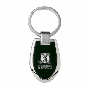 Branded Promotional Le Mans Shield Keychain