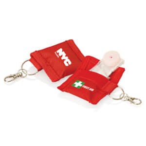 Branded Promotional First Aid CPR Mask Keyring