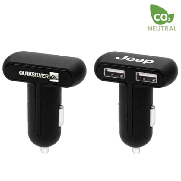 Branded Promotional Bis Dual Usb Car Charger