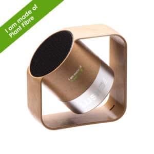 Branded Promotional Kobra Wireless Speaker - Plant Fibre & Aluminium