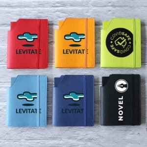 Branded Promotional Leatherette Small Cover & Notebook