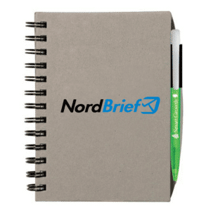 Branded Promotional Bic Chipboard Notebook (Small)