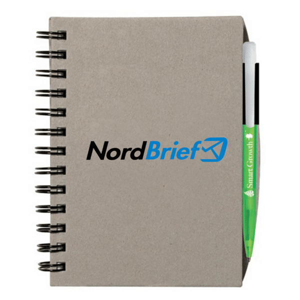 Branded Promotional Bic Chipboard Notebook (Small)