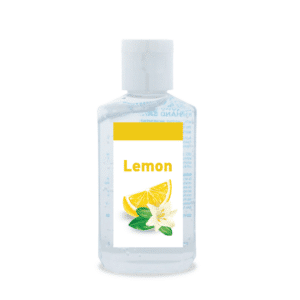 Branded Promotional Lemon Scented 60ml Hand Sanitiser Gel