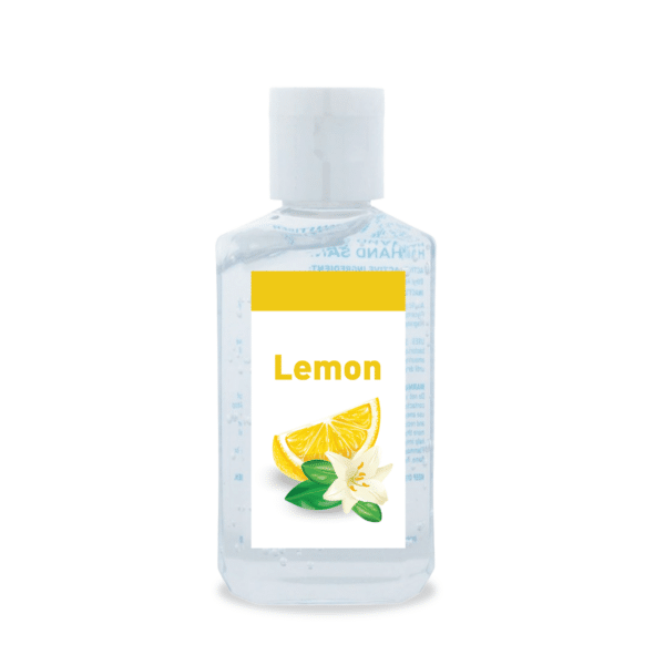 Branded Promotional Lemon Scented 60Ml Hand Sanitiser Gel