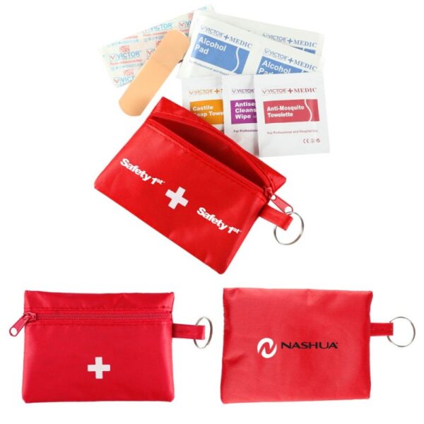 Branded Promotional First Aid Travel Kit - 22 Piece