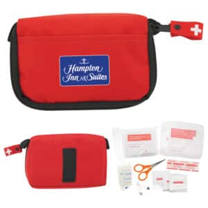 Branded Promotional First Aid Travel Kit - 13 Piece