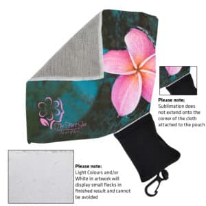 Branded Promotional Micro Fibre Towel With Pouch