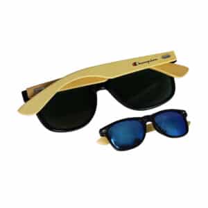 Branded Promotional Sunglasses Bamboo (Coated)