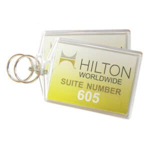 Branded Promotional Hotel Keychain