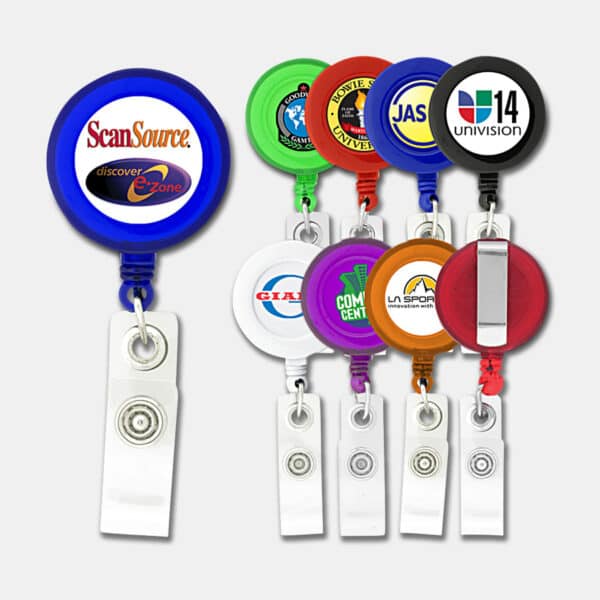 Branded Promotional Round Badge Holder