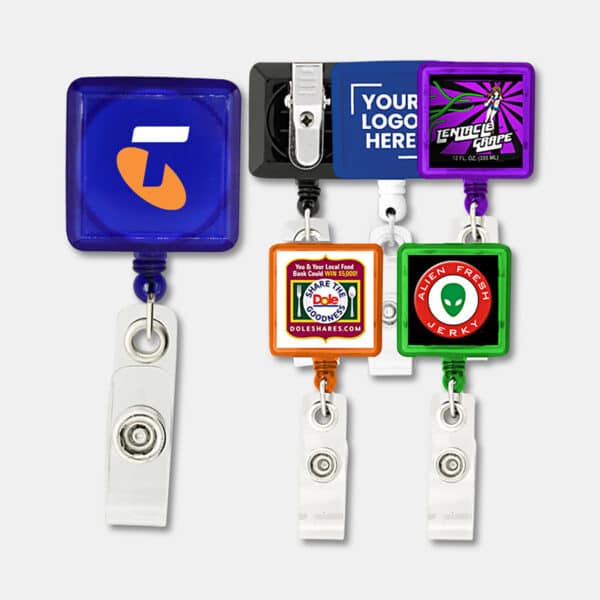 Branded Promotional Rectangle Badge Holder