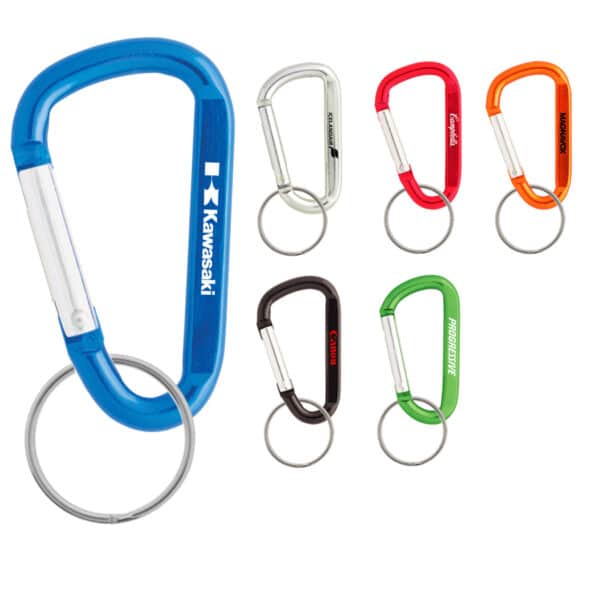 Branded Promotional 60mm Carabiner