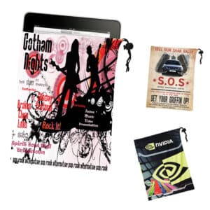 Branded Promotional Micro Fibre IPad Pouch