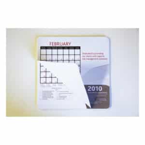 Branded Promotional Calendar Mouse Mat (230mm X 190mm)