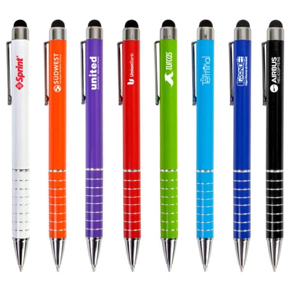 Branded Promotional Malibu Stylus Pen