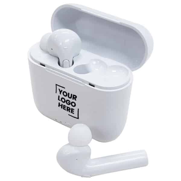 Branded Promotional Drifters Bluetooth Earbuds