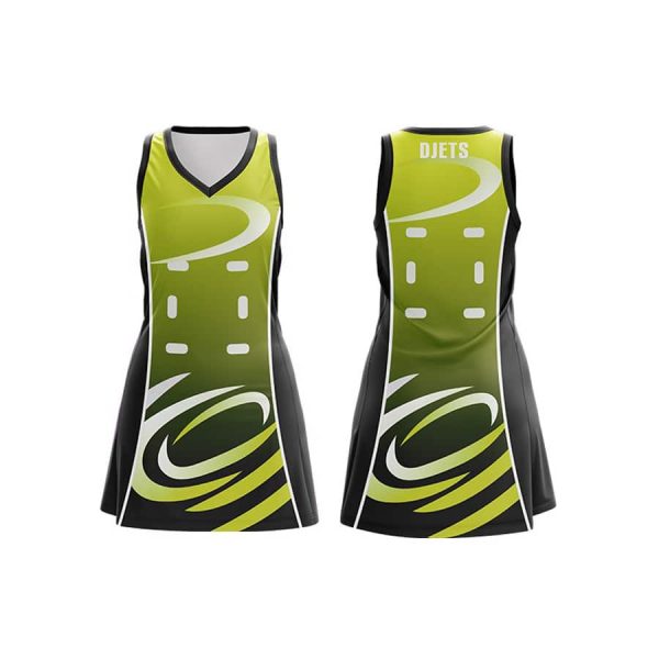 Womens A-Line Netball Dress - Image 3