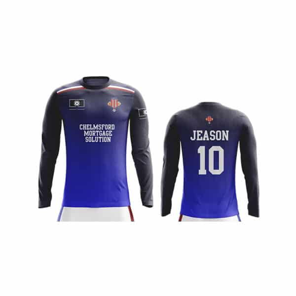 Branded Promotional Long Sleeve Soccer Jersey