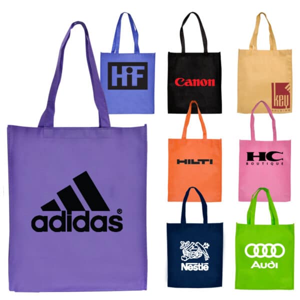 Branded Promotional Large Shopping Tote Bag With Gusset