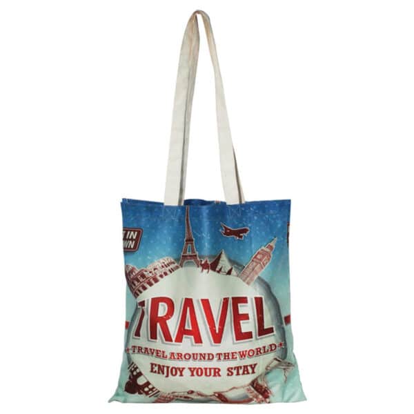 Branded Promotional Full-Colour Cotton Tote Bag