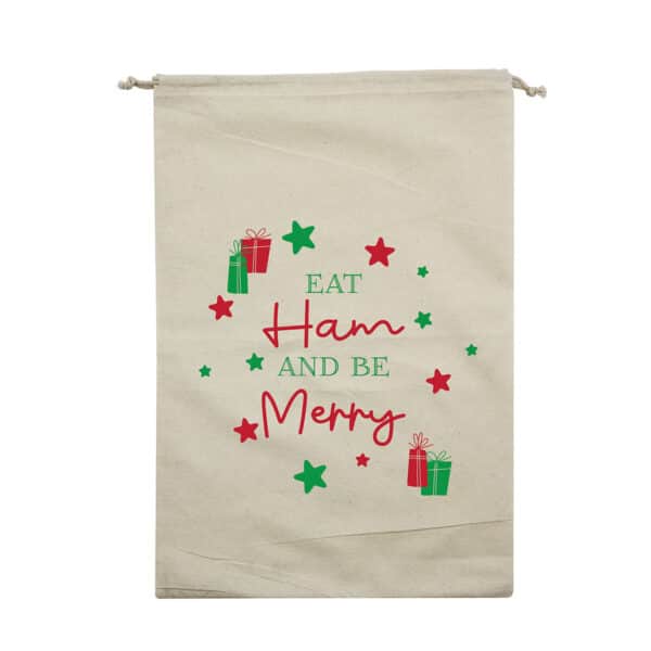 Branded Promotional Christmas Ham Bag