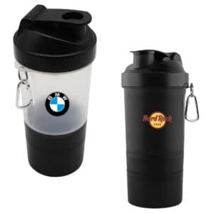 Branded Promotional 3 In 1 400ml Shaker Cup