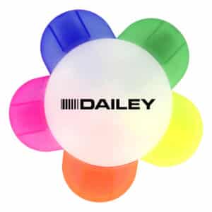 Branded Promotional Daisy Highlighter