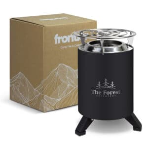 Branded Promotional Frontier Camp Fire And Cooker