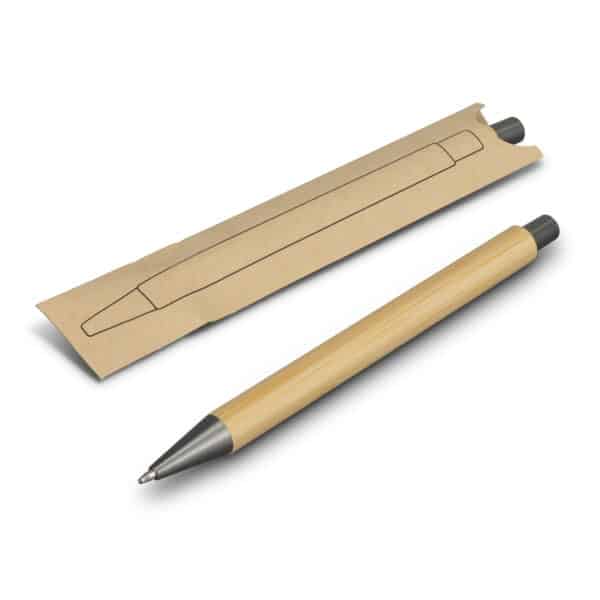 Branded Promotional Spice Noclip Bamboo Pen