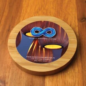 Branded Promotional Bamboo Ranger Fast Wireless Charger