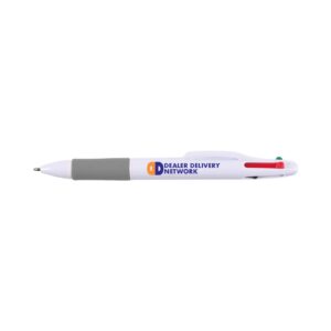 Branded Promotional Supra 4 Colour White Pen