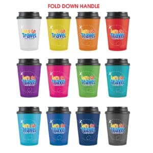 Branded Promotional Aroma Coffee Cup / Handle Lid