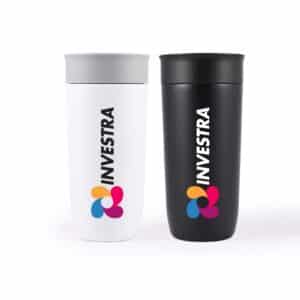 Branded Promotional Flair Stainless Steel Coffee Cup