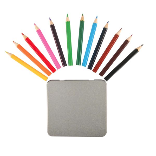 Doodle 12 Pencils In Tin - Image 6