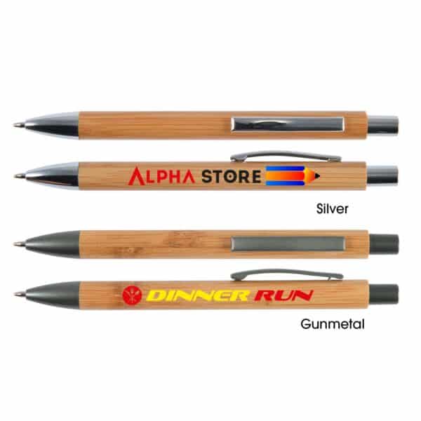 Branded Promotional Aspen Bamboo Pen