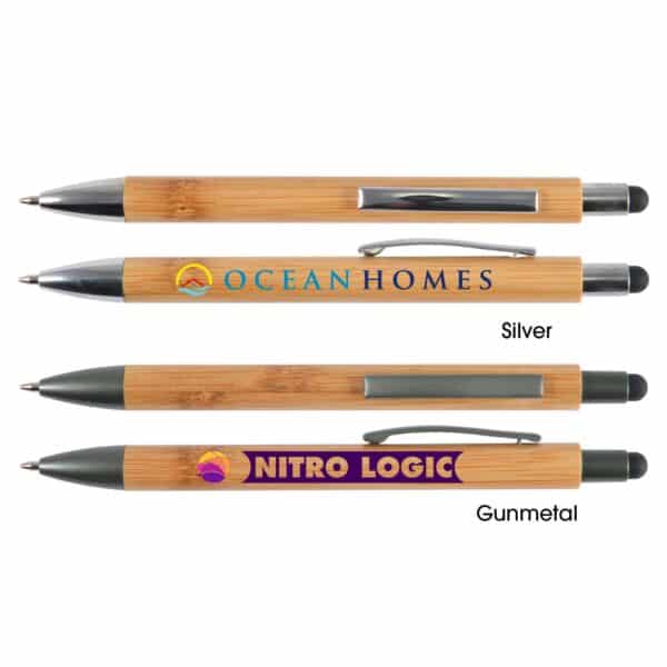 Branded Promotional Aspen Bamboo Pen / Stylus