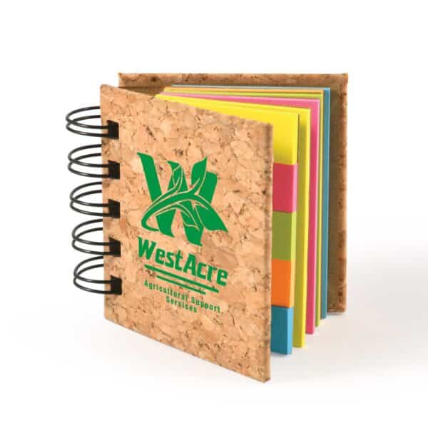 Branded Promotional Codex Cork Sticky Notes