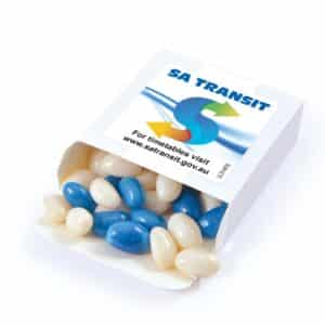 Branded Promotional Corporate Colour Jelly Beans In 50g Box