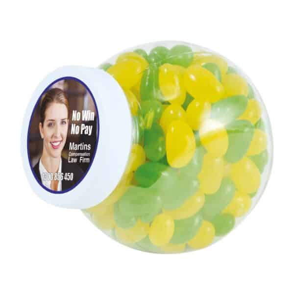 Branded Promotional Corporate Colour Mini Jelly Beans In Container