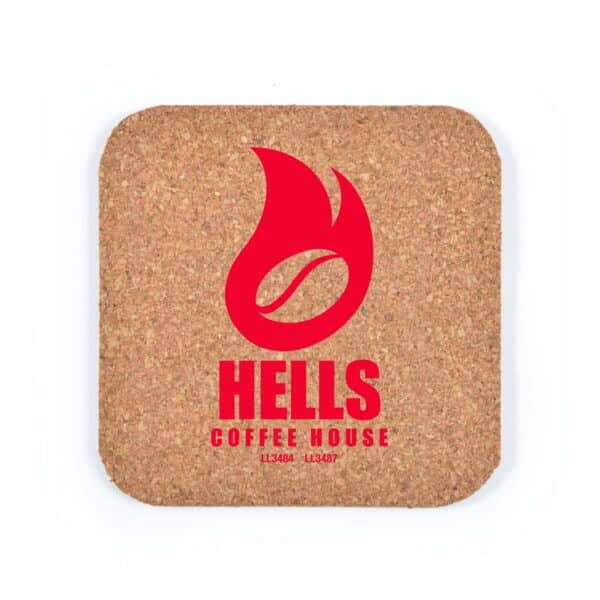 Branded Promotional Villa Cork Square Coaster