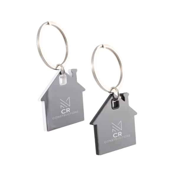 Branded Promotional House Stainless Steel Keytag