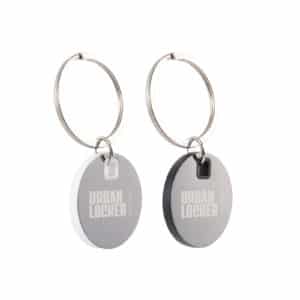 Branded Promotional Circle Stainless Steel Keytag