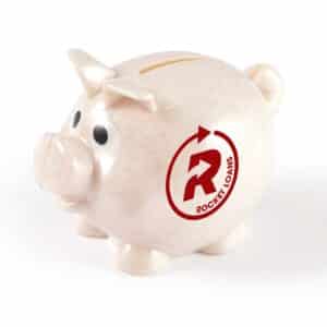 Branded Promotional World's Smallest Pig Eco Coin Bank