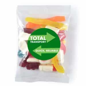 Branded Promotional Assorted Jelly Party Mix In 180g Cello Bag