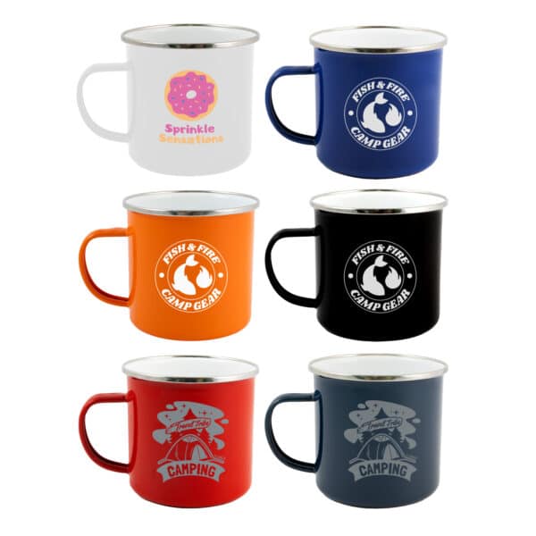 Branded Promotional Enamel Mug