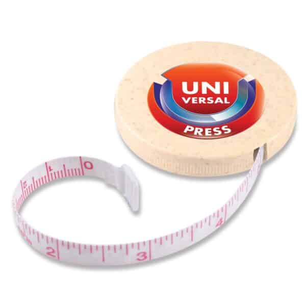 Branded Promotional Tornado Wheat Fibre Tape Measure