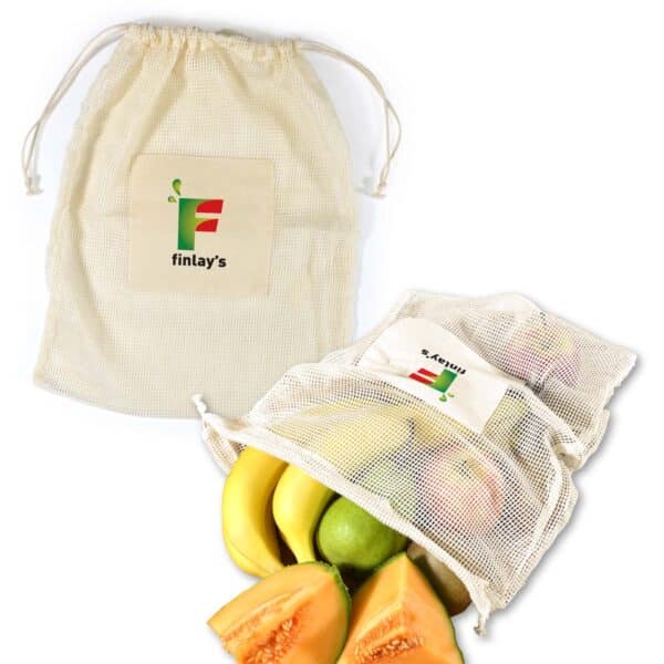 Branded Promotional Byron Mesh Produce Bag