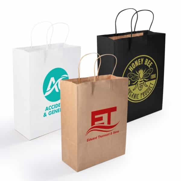 Branded Promotional Express Paper Bag Medium