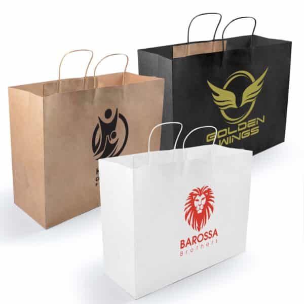 Branded Promotional Express Paper Bag Extra Large